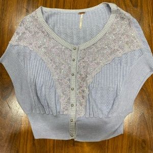 Free people violate short sleeve button up